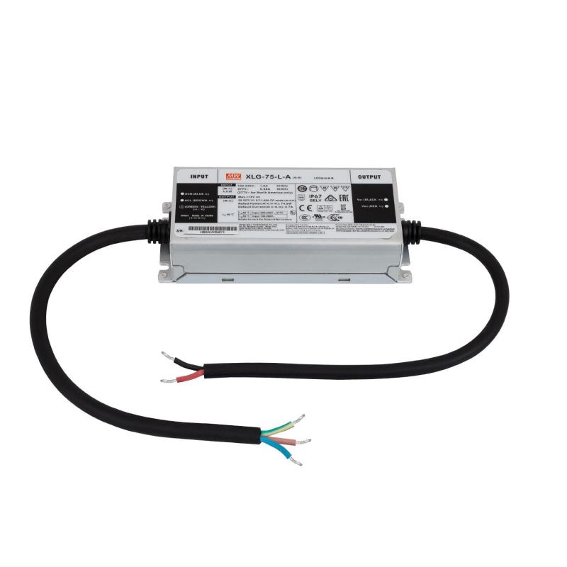 Product of 75W 53-107V Output 100-240V 700-1050mA IP67 MEAN WELL Driver XLG-75-L-A