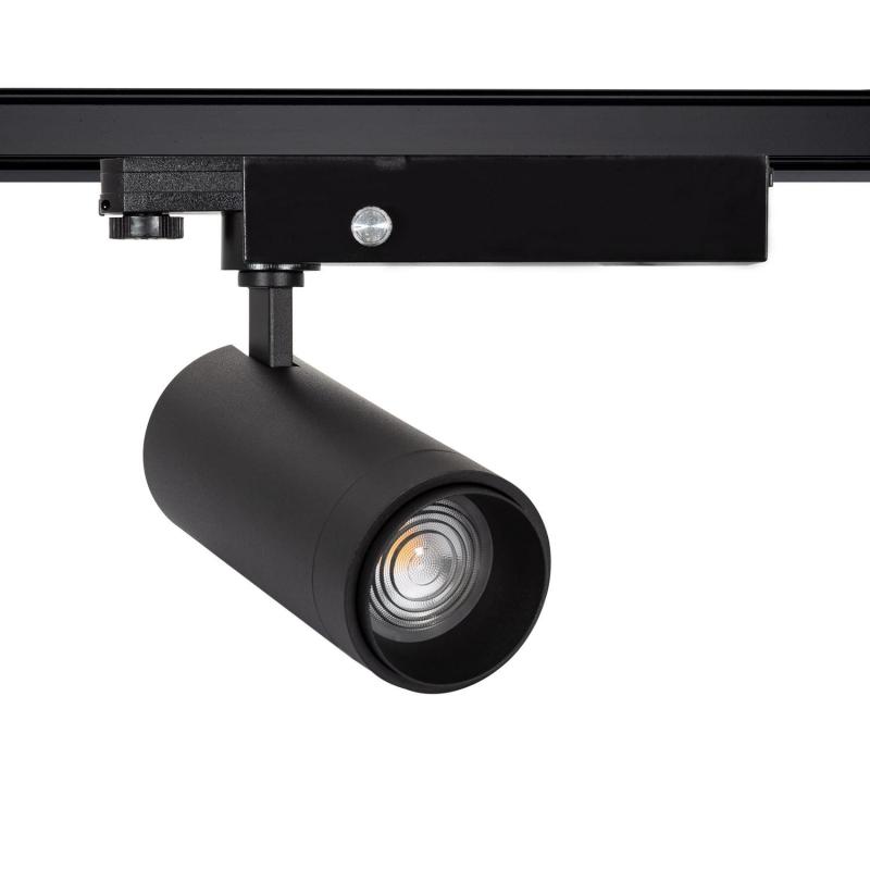 Product van Track Spot 3Fase 30W Regelbaar  Wolf Zwart LED CRI90  No Flicker Multi-Hoek 15-60º 