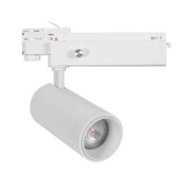 Produit de Spot LED Wolf 30W Blanc Dimmable No Flicker Multiangle Multiangle 15-60º pour Rail Triphasé (3 Allumages) 