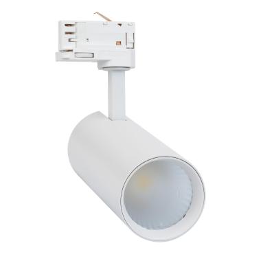 Product van Spotlight New Bertha Wit 30W CCT LIFUD LED voor driefasige rail