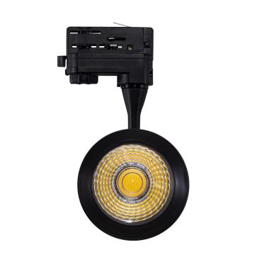 Producto de LED-Strahler Vulcan Schwarz 30W für 3-Phasenstromschienen  