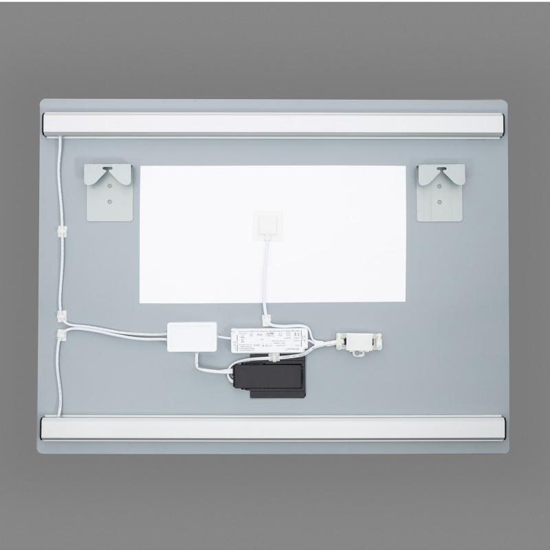 Produit de Miroir Salle de Bain avec Éclairage LED Anti-buée Tahiti 60x80cm 