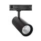 Product van Spotlight d'Angelo Zwart LED 30W CCT LIFUD Voor Driefasige Rail