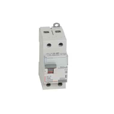 Produit de Interrupteur Différentiel DX³ Industriel 2P-300mA 10kA Class AC 25-63A LEGRAND 411524