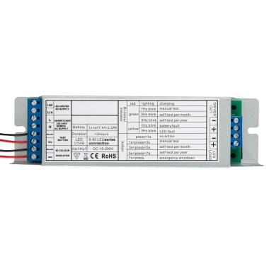 Produkt von Notfallset für nicht-permanente LED-Leuchten mit Autotest-Taste