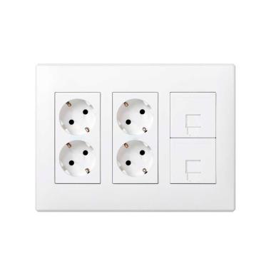 Produit de Boîtier en saillie pour 3 éléments Blanc SIMON 500 Cima 51050003-030