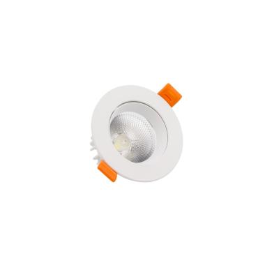 Product van Downlight COB Rond Richtbaar LED 9W wit Zaag maat Ø 90 mm No Flicker