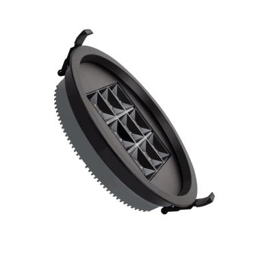 Prodotto da Downlight LED 30W Circolare Aero UGR13 Foro Ø 205 mm Nero