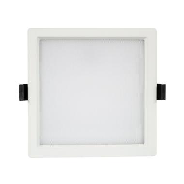 Product of 25W Square SAMSUNG Aero 130 lm/W LED Downlight LIFUD Microprismatic 165x165 mm Cut-Out