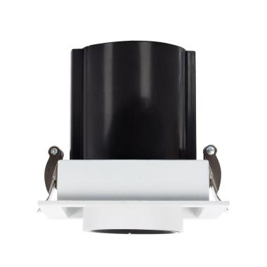 Product van Sanaqi Richtbare  LED Spotlight 12W Vierkant Zaagmaat  75x75 mm LIFUD