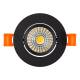 Product of 3W Round COB CRI90 LED Spotlight Ø 55 mm Cut-Out Black