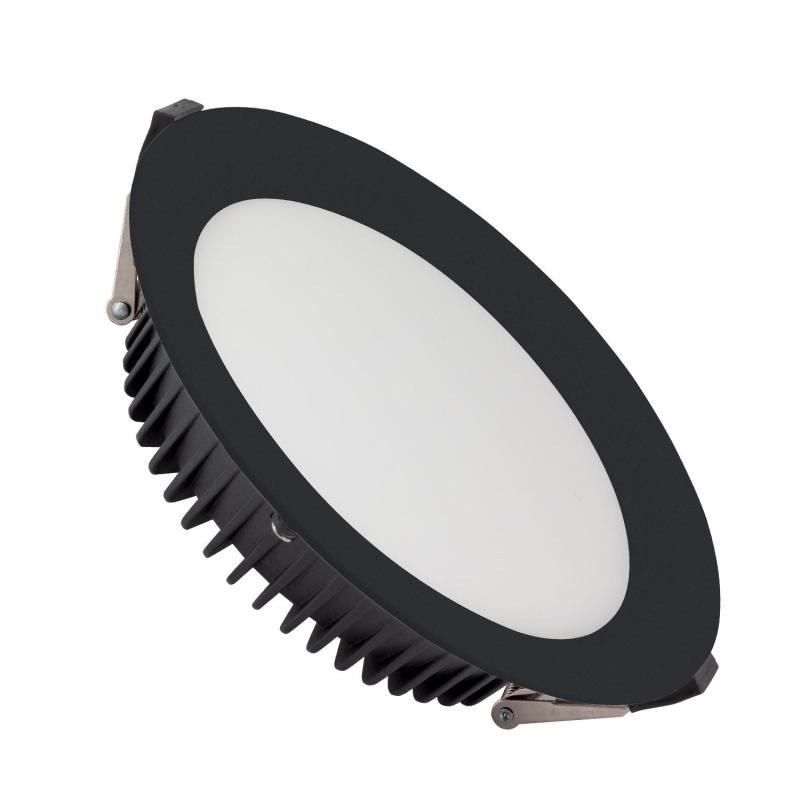 Produkt von LED-Downlight 24W Rund SAMSUNG Aero 130lm/W 4000K LIFUD Ausschnitt Ø 200 mm Schwarz