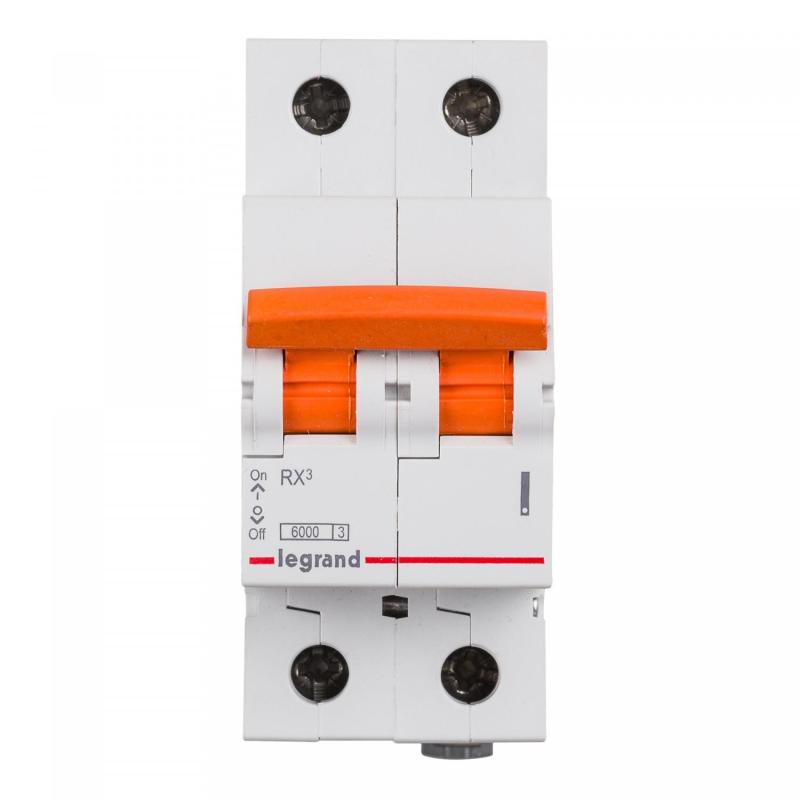 Product of LEGRAND 419934 2P 6kA 10-40 A Residential RX3 Thermal-magnetic Circuit Breaker