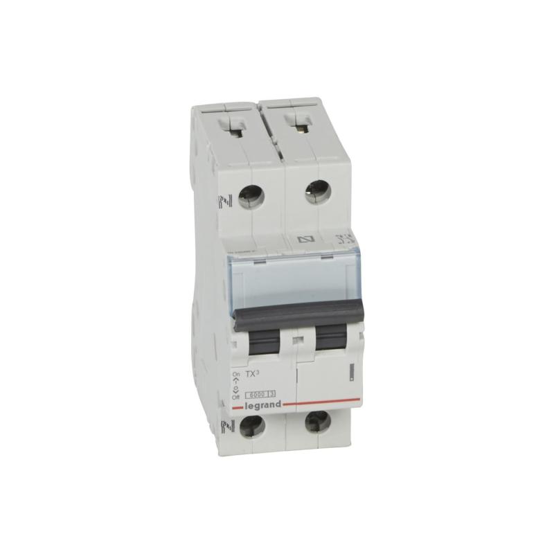 Produkt von Magnetothermischer Sicherungsschalter für Residenzen 1P+N 10-40A 6kA C-Kurve LEGRAND TX³