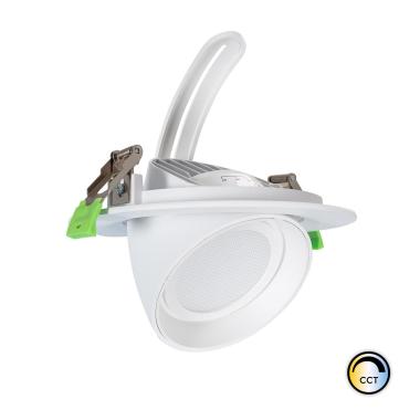 Prodotto da Downlight LED 48W Circolare Orientabile OSRAM CCT 120 lm/W LIFUD Foro Ø 195 mm