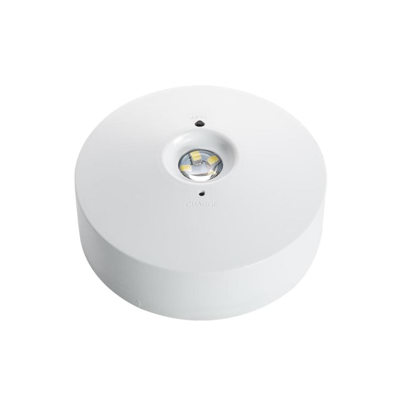 Prodotto da Luce Emergenza LED Superficie 120lm Permanente/Non Permanente Circolare  