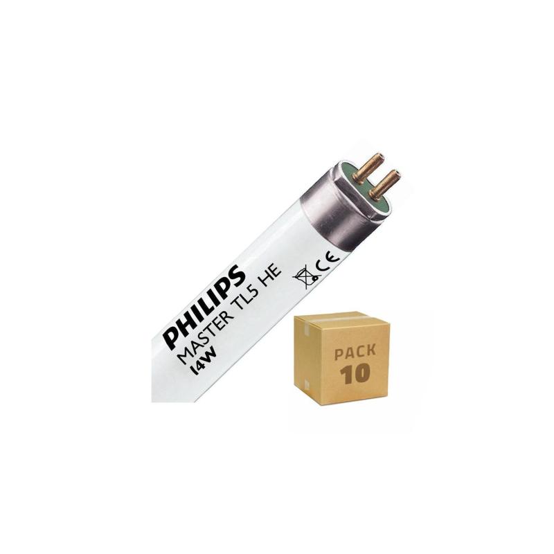 Prodotto da Pack 10 Tubi Fluorescenti T5 14W 55 cm Connessione Bilaterale Regolabili HE PHILIPS 