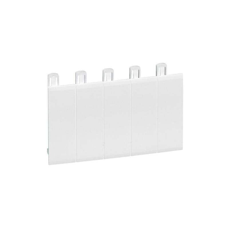 Produit de Obturateur 5 Modules pour Cache-Bornes EKINOXE RAL 9003 LEGRAND 001660