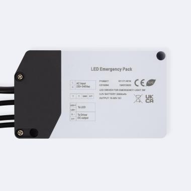 Product of 15-50V DC 3W Driver with Emergency Battery for LED Luminaires