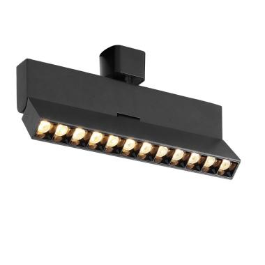 Product van Rail Spot Linear LED Enkelfasig 12W Dimbaar CCT Selecteerbaar No Flicker Elegant Optic Zwart