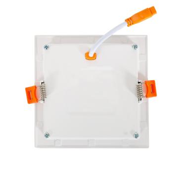 Product van LED Downlight  Vierkant 10W CCT selecteerbare Slim LIFUD Microprismatisch (UGR17) zaagmaat 110x110 mm  