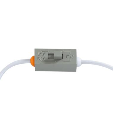 Produit de Dalle LED 16W Ronde CCT Microprismatique LIFUD Coupe Ø 150 mm