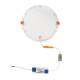 Prodotto da Pannello Downlight LED 20W Circolare CCT Microprismatica LIFUD Foro Ø 205 mm