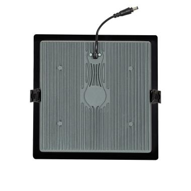 Product of 40W Square SAMSUNG Aero 130 lm/W LED Downlight LIFUD Microprismatic 210x210 mm Cut-Out Black