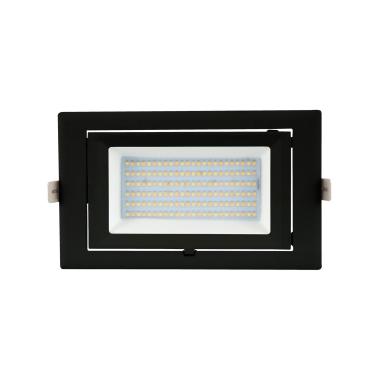 Product of 38W Rectangular Directional SAMSUNG 130 lm/W LED Downlight LIFUD 210x125 mm Cut-Out Black