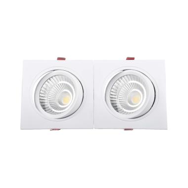 Produit de Spot Downlight LED 20W Rectangulaire Madison Coupe 205x90 mm