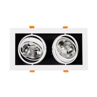 Produit de Spot Downlight LED 30W Kardan AR111 Coupe 325x165 mm