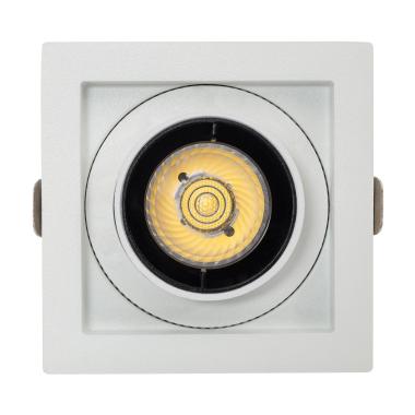 Product van Sanaqi Richtbare  LED Spotlight 12W Vierkant Zaagmaat  75x75 mm LIFUD