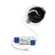 Product van Sanaqi  Ronde Richtbare LED Spot12W  Zaagmaat Ø 75 mm LIFUD 