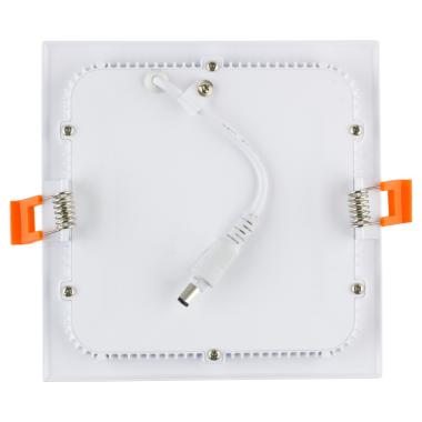 Produit de Dalle LED 12W Carrée Extra-Plate Coupe 152x152 mm