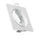 Product of Square Tilting Downlight Frame for a GU10/GU5.3 LED Bulb Cut Ø 72 mm