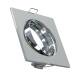 Prodotto da Portafaretto Downlight Quadrato Basculante per Lampadina LED GU10 / GU5.3 Foro Ø 72 mm