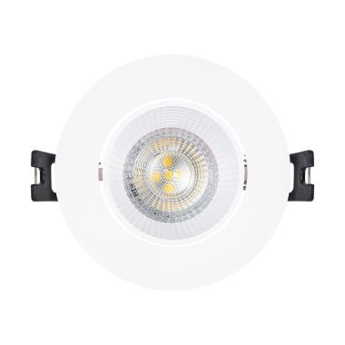 Prodotto da Portafaretto Downlight Circolare Basculante per Lampadina LED GU10 / GU5.3 Foro Ø75 mm