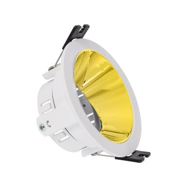 Product of Conical Reflect Excentric Downlight Ring for GU10 LED Bulb with Ø 75 mm Cut-Out