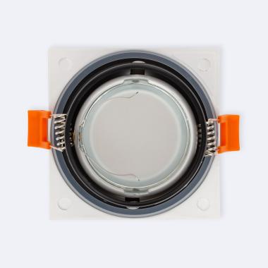 Produkt von Downlight-Ring Quadratisch IP65 für LED-Glühbirnen GU10 Schnitt  Ø75mm