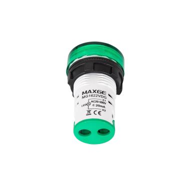 Produit de Indicateur Lumineux Voltmètre MAXGE 20-500V Ø22mm