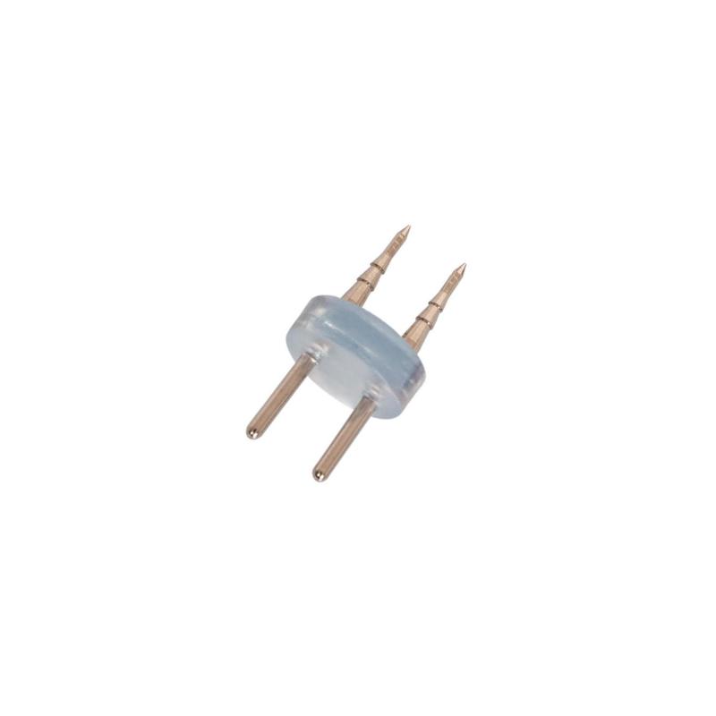 Produkt von 2 PIN-Stecker für Runden Neonstreifen 360º y LED-Schlauch 220V AC IP65 Schnitt alle 100 cm