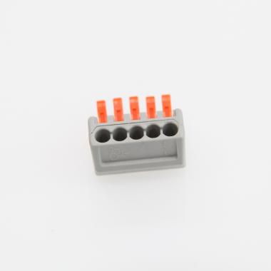 Product van Set van 10 Snelkoppelingen 5 terminals PCT-215 voor elektrische kabel 0,08-4mm².