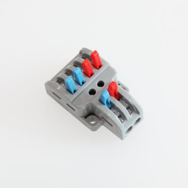 Product van Set van 5 Snelkoppelingen 2 ingangen en 4 uitgangen SPL-42 voor het splitsen van elektrische kabel 0,08-4mm².