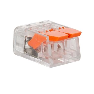 Prodotto da Pack da 20 Connettori Rapidi 2 Ingressi per Cavo Elettrico 0.08-4 mm²