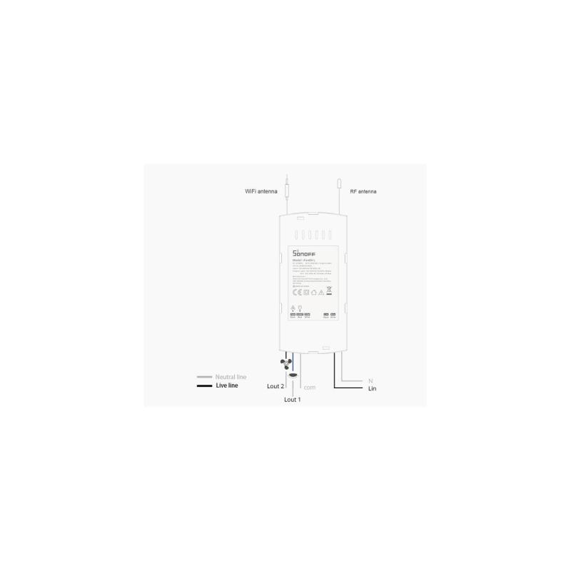 Product of WiFi Controller for AC Ceiling Fan SONOFF iFan04-H