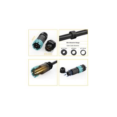 Product of 3 Pin Connector for 0.5-2.5mm² Water Proof Enclosure IP68