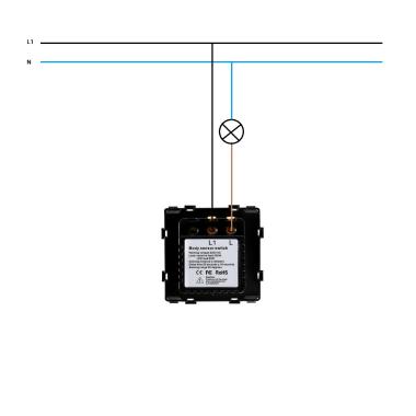 Produkt von Schalter mit IR-Bewegungsmelder für Mechanismus Modern