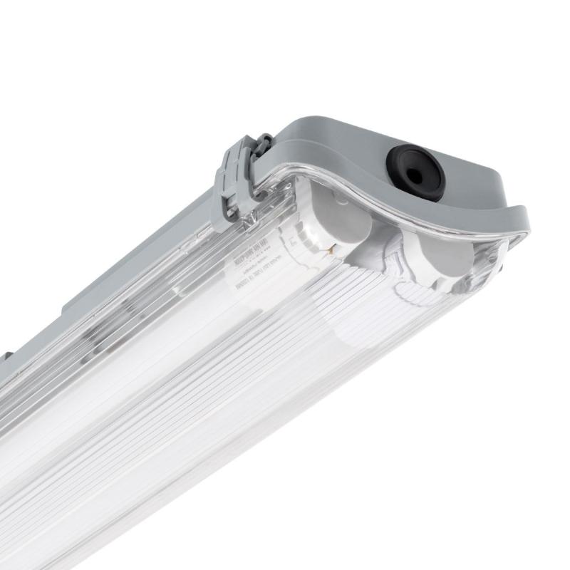 Produit de Réglette Étanche IP65 + 2 Tubes LED 120cm Connexion Latérale