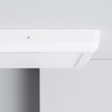 Produit de Plafonnier LED Carré Métal 18W Design White 225x225 mm 