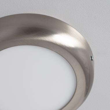 Produit de Plafonnier LED Rond 12W Métal Design Silver Ø175 mm 